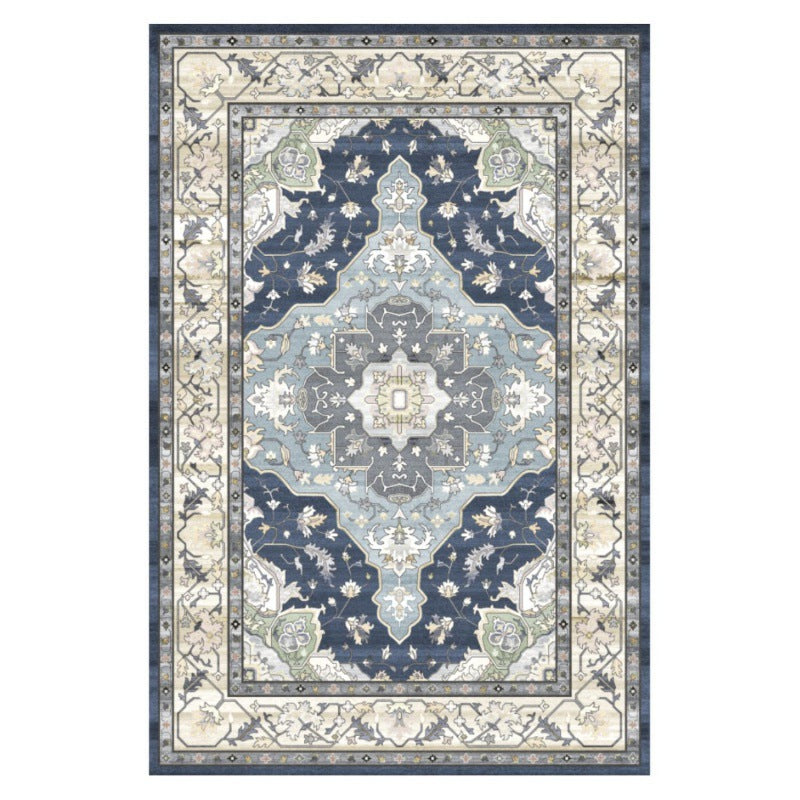 Cross-border Amazon retro living room carpet dirt-resistant and easy to take care of Nordic American sofa bedroom coffee table blanket foldable