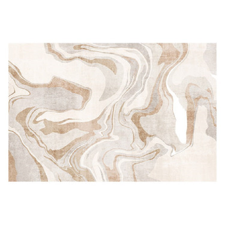 Modern simple home living room carpet Nordic light luxury carpet abstract sofa style high-end coffee table blanket bedside blanket