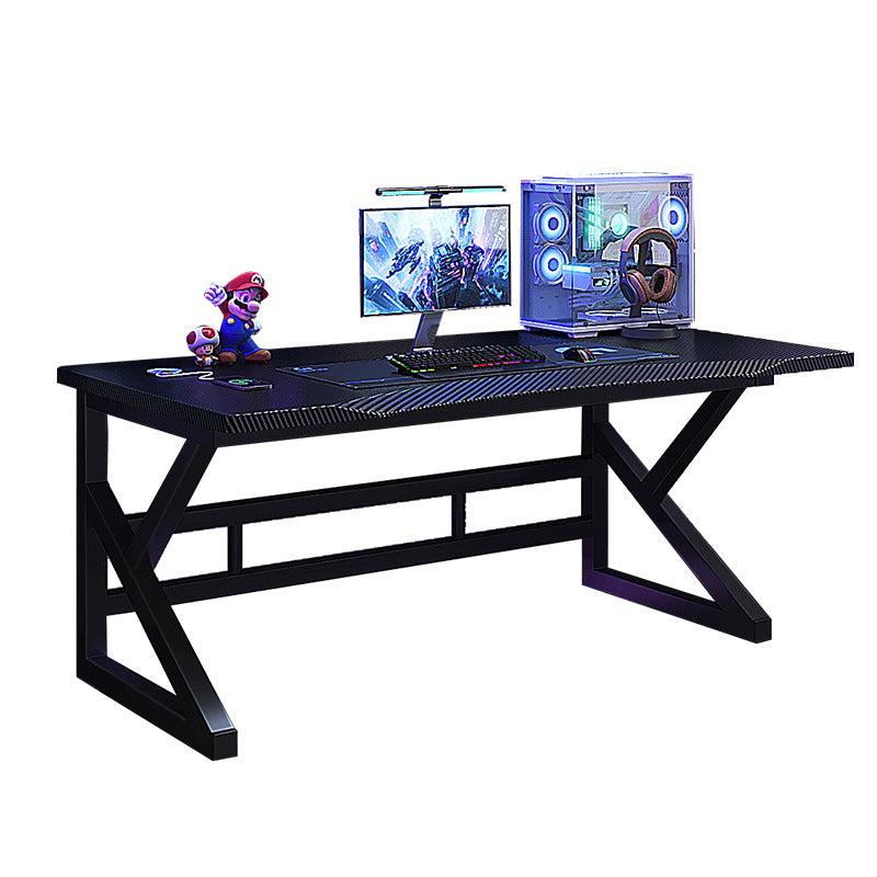 Computer desk desktop household carbon fiber e-sports table and chair set bedroom game table simple workbench desk