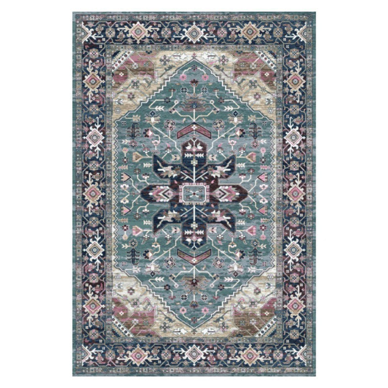 Cross-border Amazon retro living room carpet dirt-resistant and easy to take care of Nordic American sofa bedroom coffee table blanket foldable