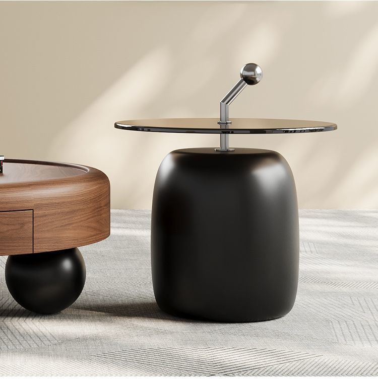 Designer Italian light luxury round coffee table combination art creative living room home modern simple coffee table small apartment