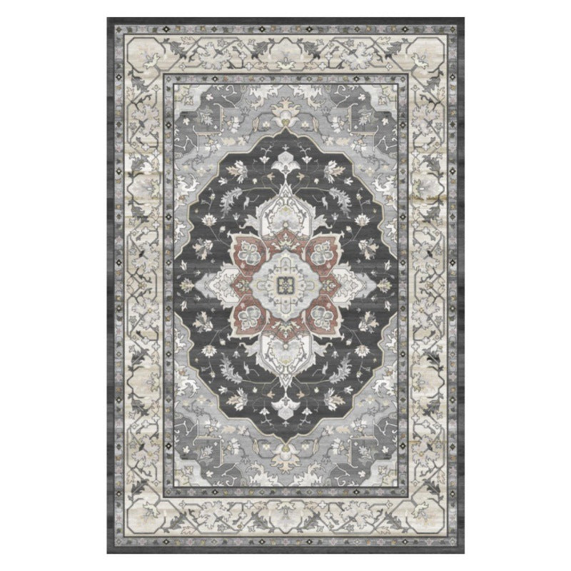 Cross-border Amazon retro living room carpet dirt-resistant and easy to take care of Nordic American sofa bedroom coffee table blanket foldable