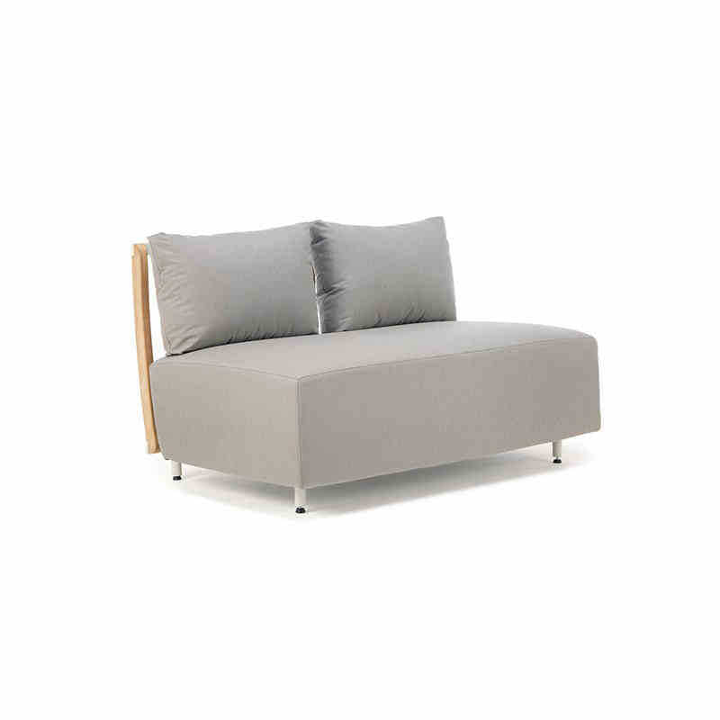 Outdoor sofa teak villa leisure combination rattan chair solid wood coffee table outdoor garden courtyard model furniture