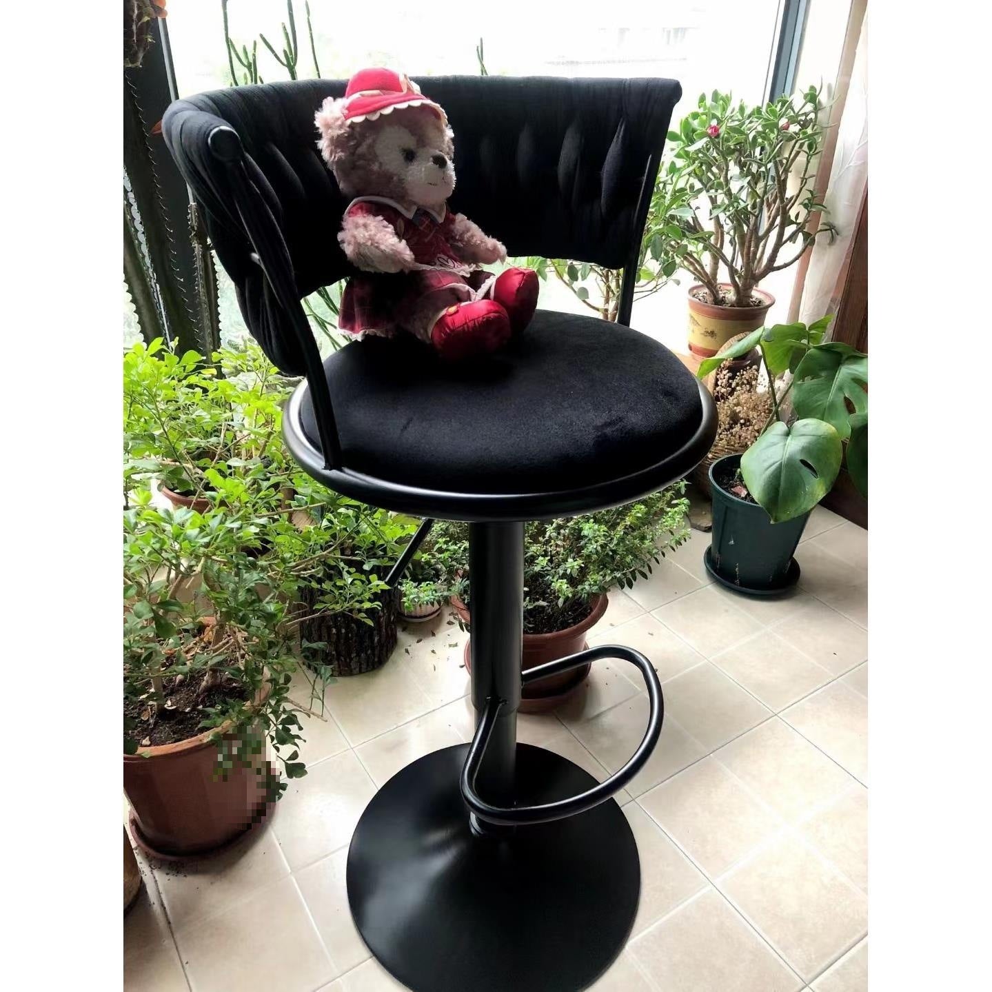 Bar chair lift chair bar front desk stool household high bar stool checkout page bar chair high stool backrest round stool