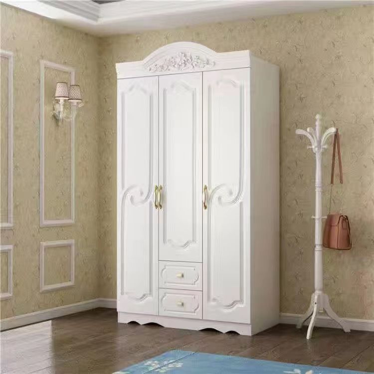 European wardrobe simple modern rental room plate wardrobe household bedroom furniture combination cabinet storage wardrobe