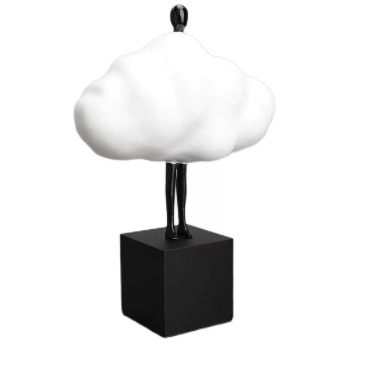 Modern simple cloud character resin ornament living room coffee table model house sales department entrance home decoration