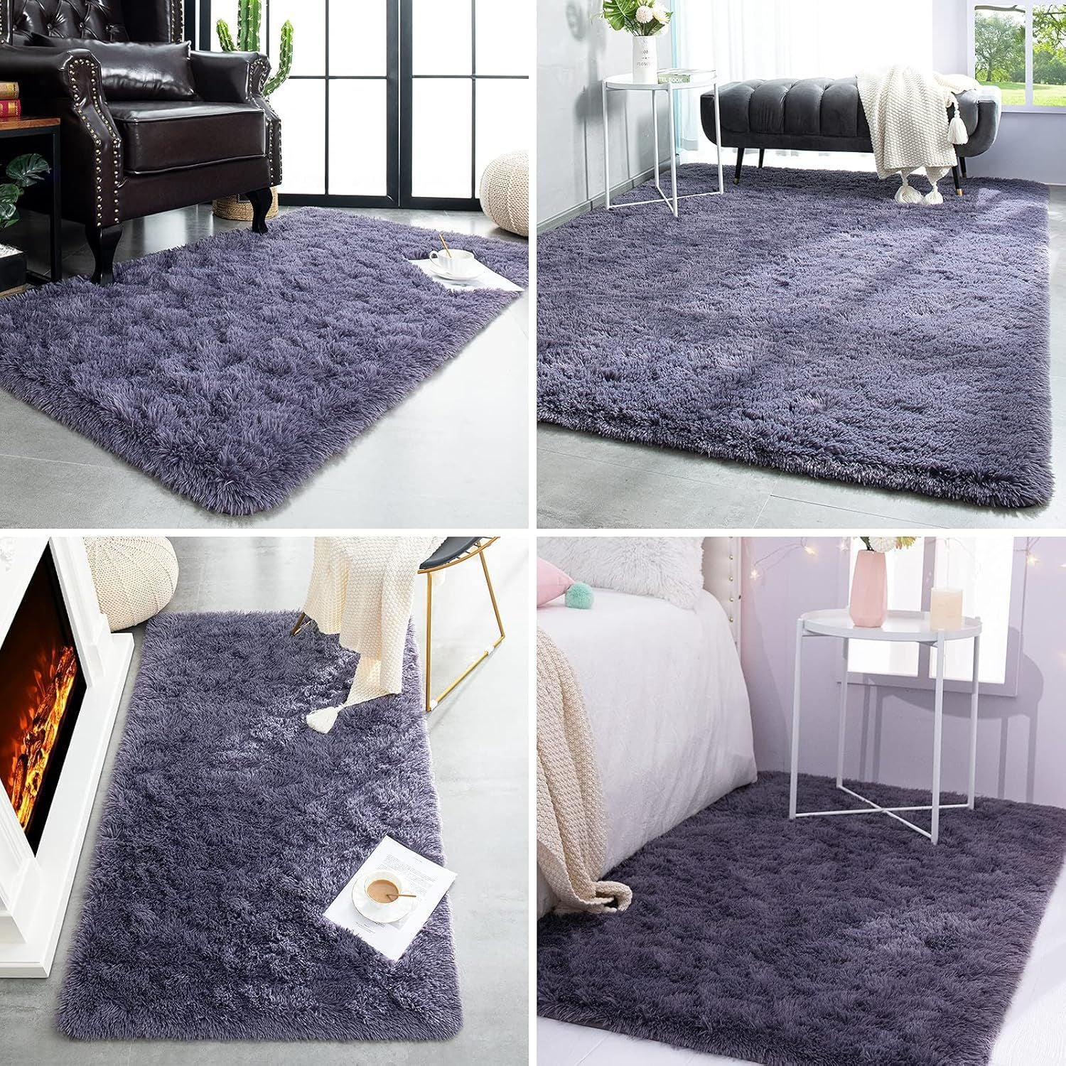 Cross-border hot-selling carpet, bedroom, living room, bedside blanket, high-end feeling, no-wash erasable blanket floor mat, room coffee table mat