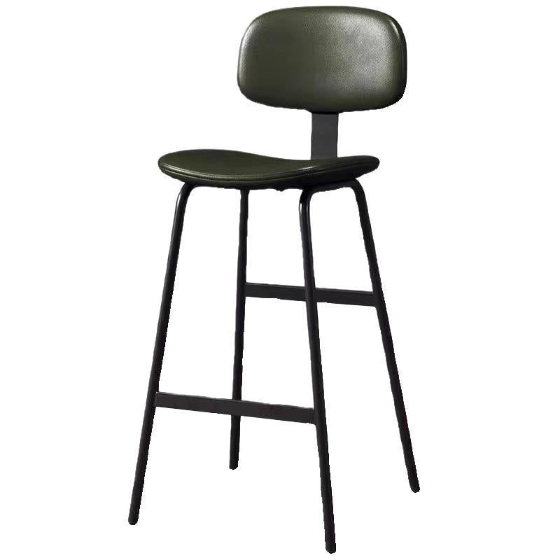 Simple business backrest high chair Nordic midisland bar chair Modern bar chair Internet celebrity bar stool Cafe high stool