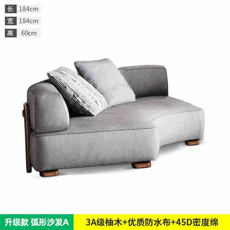 Outdoor courtyard teak sofa hotel outdoor designer garden Nordic homestay manor outdoor sofa combination