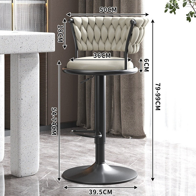 Bar chair lift chair bar front desk stool household high bar stool checkout page bar chair high stool backrest round stool