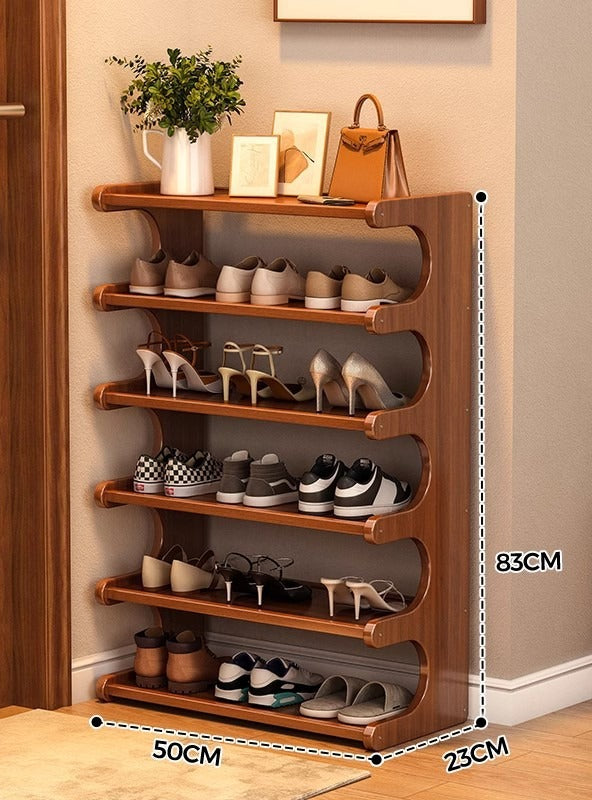 Simple shoe rack, indoor dustproof and e****mical dormitory at the entrance of the home, multi-layer shoe rack, dustproof storage artifact, shoe cabinet