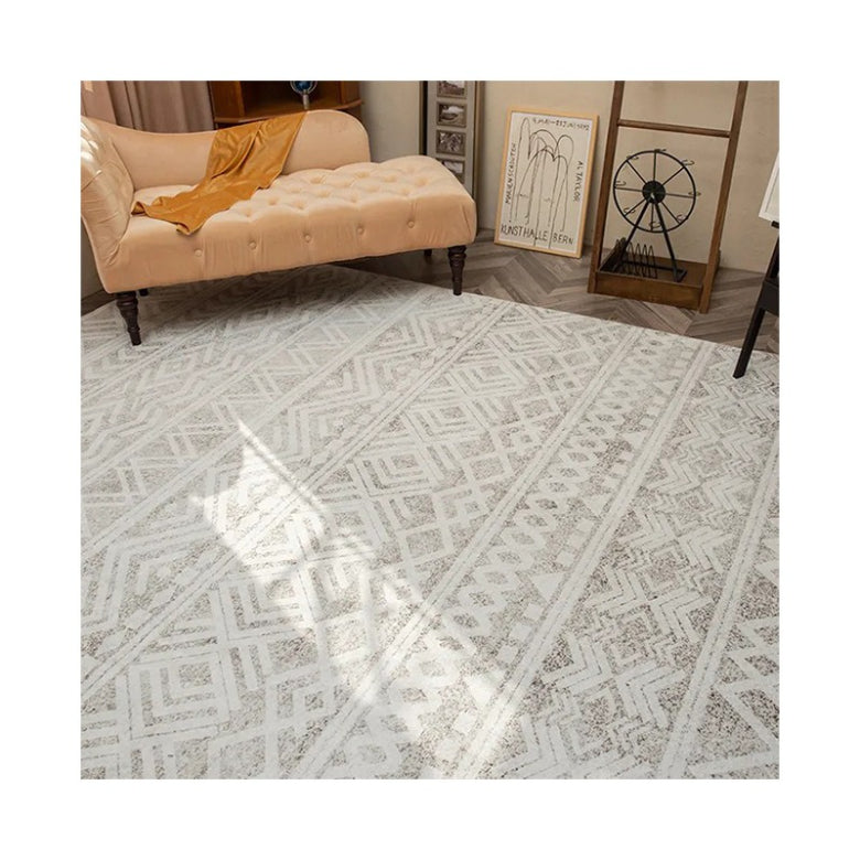 Cross-border non-slip living room carpet floor mat dirt-resistant and easy to take care of American bedroom sofa coffee table blanket bedside short cashmere blanket