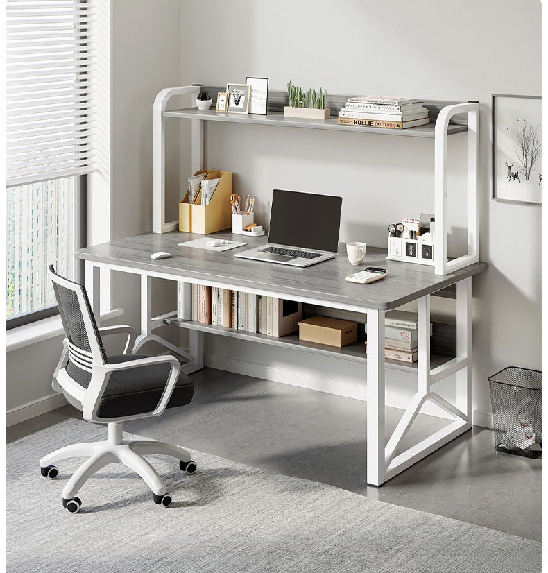 Computer desk Desktop desk Bookshelf Integrated table Simple bedroom Female student Home study writing desk Desk