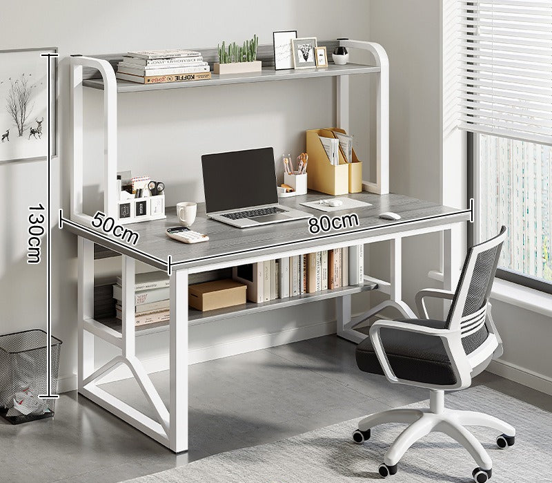 Computer desk Desktop desk Bookshelf Integrated table Simple bedroom Female student Home study writing desk Desk