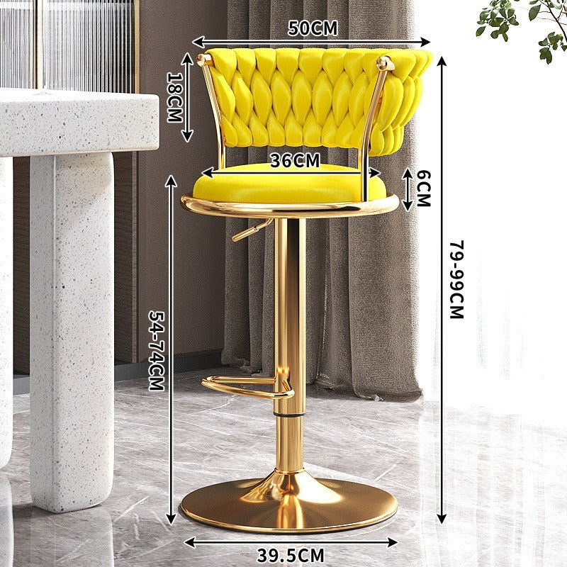Bar chair lift chair bar front desk stool household high bar stool checkout page bar chair high stool backrest round stool