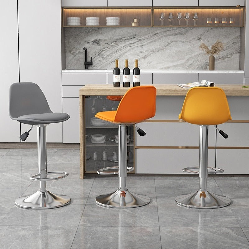 Simple household high stool bar chair bar chair can be lifted and lowered to choose rotating back chair casual chair high chair