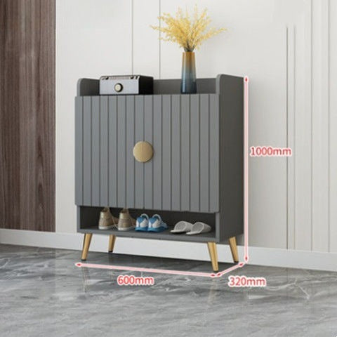 Light luxury shoe cabinet, large-capacity shoe cabinet at the entrance of the house, and the entrance cabinet. Modern style 2023 new shoe cabinet two-in-one