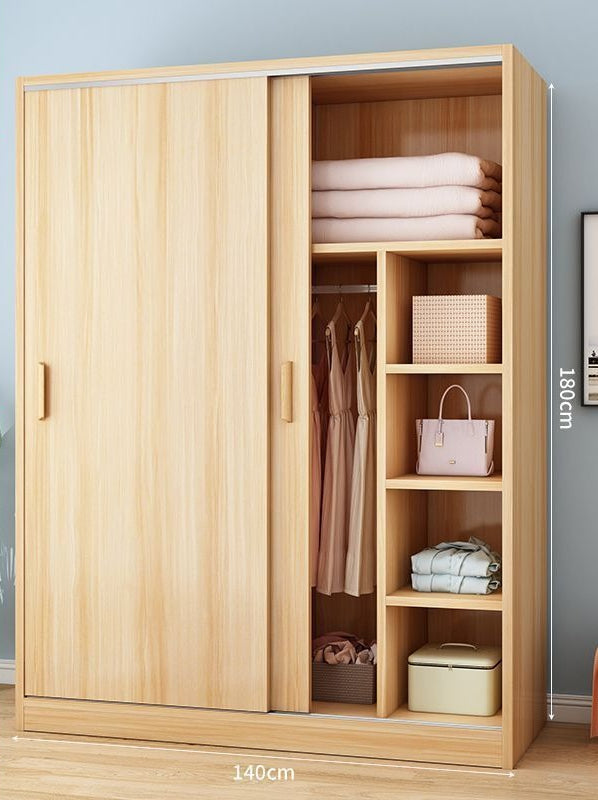 Wardrobe Home Bedroom Simple Wardrobe Strong and Durable Rental Room Clothes Cabinet Small Unit Children's Cabinet Wardrobe