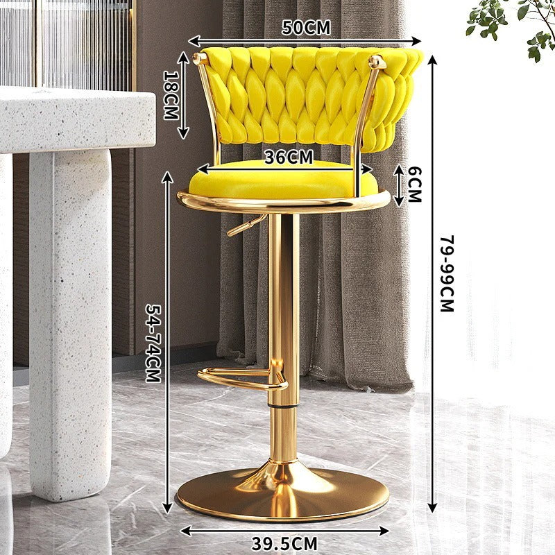 Bar chair lift chair bar front desk stool household high bar stool checkout page bar chair high stool backrest round stool