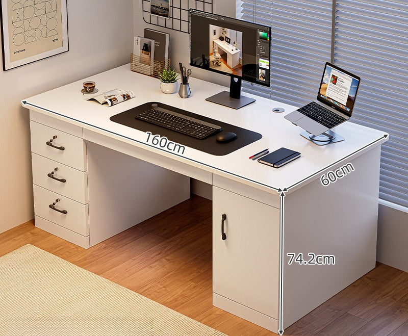 Computer desk Desktop bedroom Home desk with drawers Office desk Simple modern desk Workbench