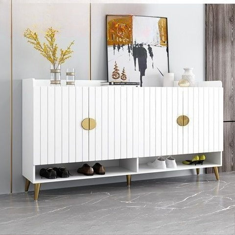 Light luxury shoe cabinet, large-capacity shoe cabinet at the entrance of the house, and the entrance cabinet. Modern style 2023 new shoe cabinet two-in-one