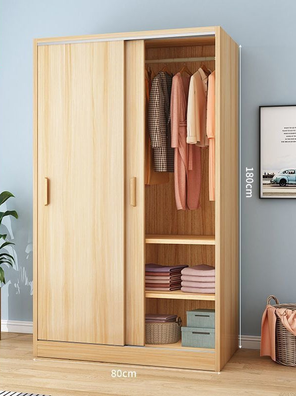 Wardrobe Home Bedroom Simple Wardrobe Strong and Durable Rental Room Clothes Cabinet Small Unit Children's Cabinet Wardrobe