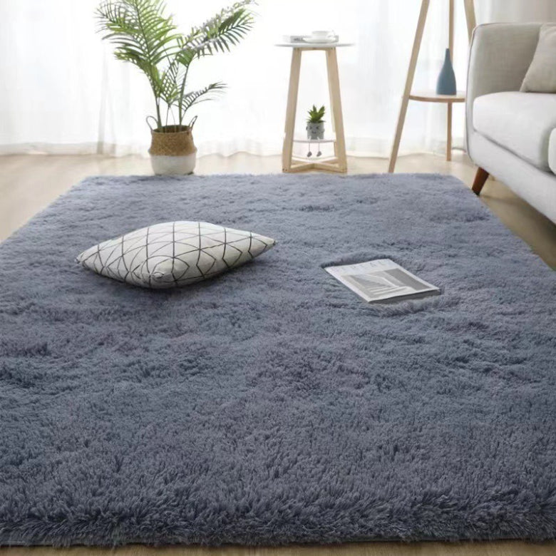 Simple carpet bedroom seat cushion photo winter ins wind plush blanket floor mat living room bay window bedside blanket
