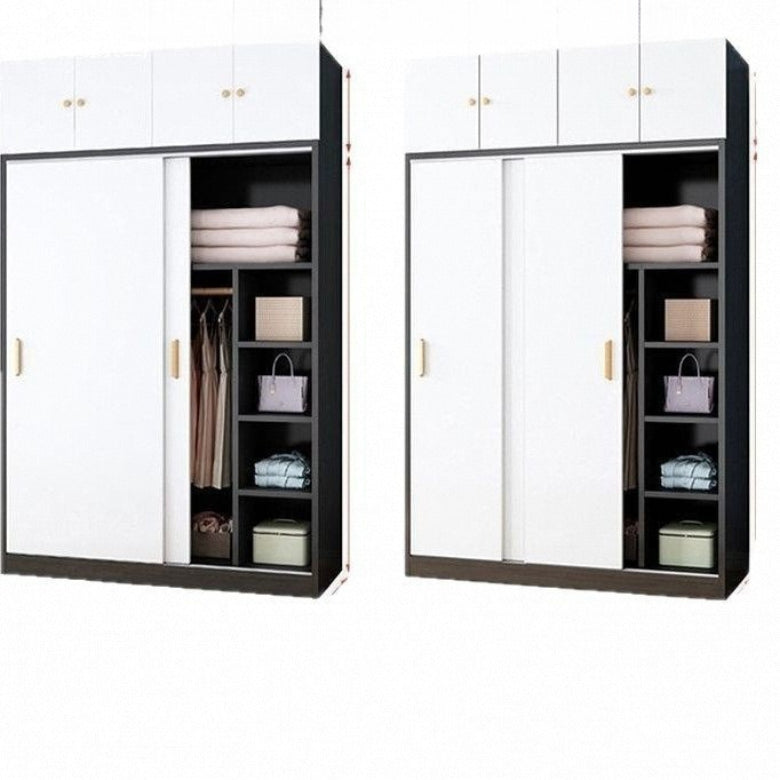 Wardrobe Home Bedroom Simple Wardrobe Strong and Durable Rental Room Clothes Cabinet Small Unit Children's Cabinet Wardrobe
