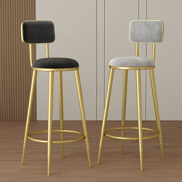 Home Bar Modern Stool Simple Tall Bar Nordic Wine Bar Chair Chair Gold Light Luxury Height Wrought Iron Back Chair