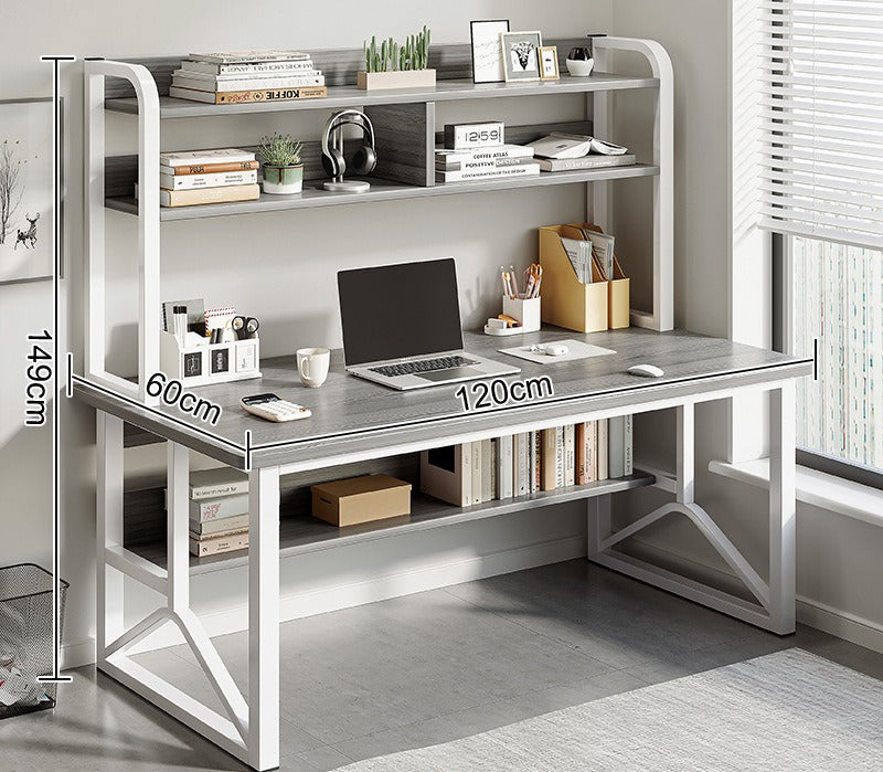 Computer desk Desktop desk Bookshelf Integrated table Simple bedroom Female student Home study writing desk Desk