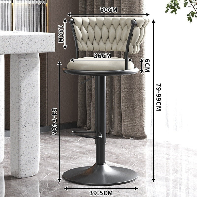 Bar chair lift chair bar front desk stool household high bar stool checkout page bar chair high stool backrest round stool