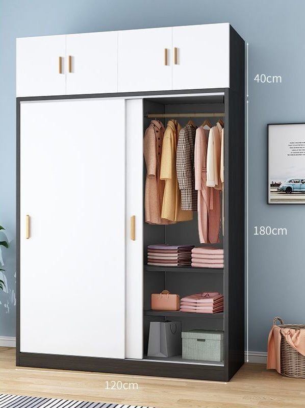 Wardrobe Home Bedroom Simple Wardrobe Strong and Durable Rental Room Clothes Cabinet Small Unit Children's Cabinet Wardrobe
