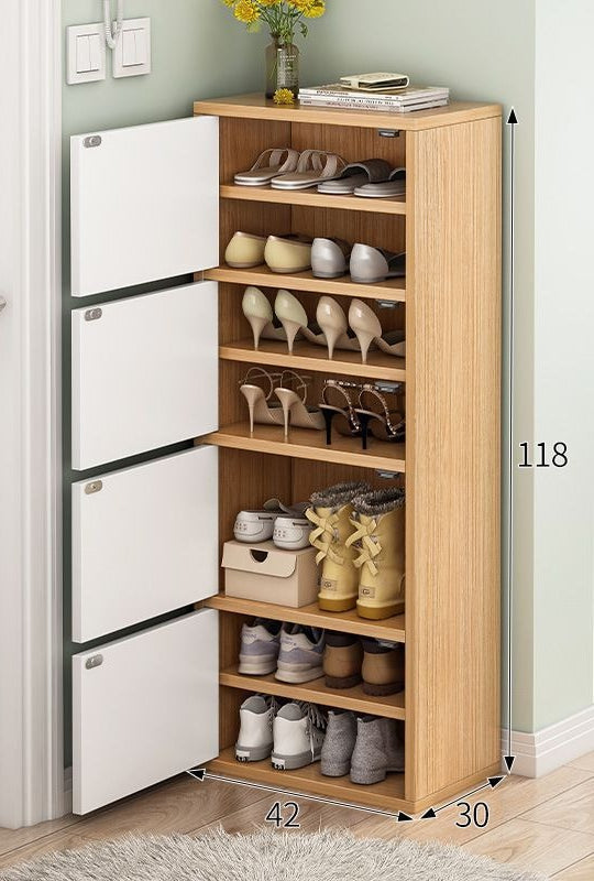 Simple and modern small apartment entry door shoe cabinet entrance cabinet large capacity shoe cabinet household e****mical storage shoes