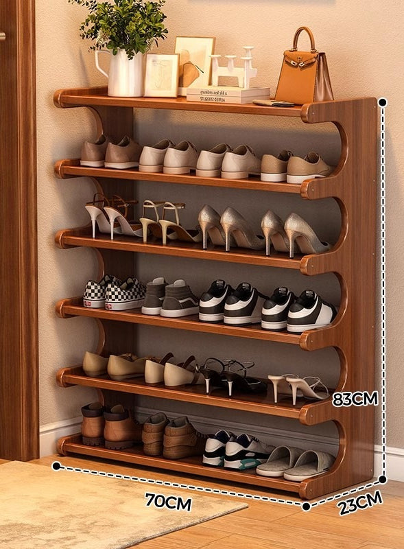 Simple shoe rack, indoor dustproof and e****mical dormitory at the entrance of the home, multi-layer shoe rack, dustproof storage artifact, shoe cabinet