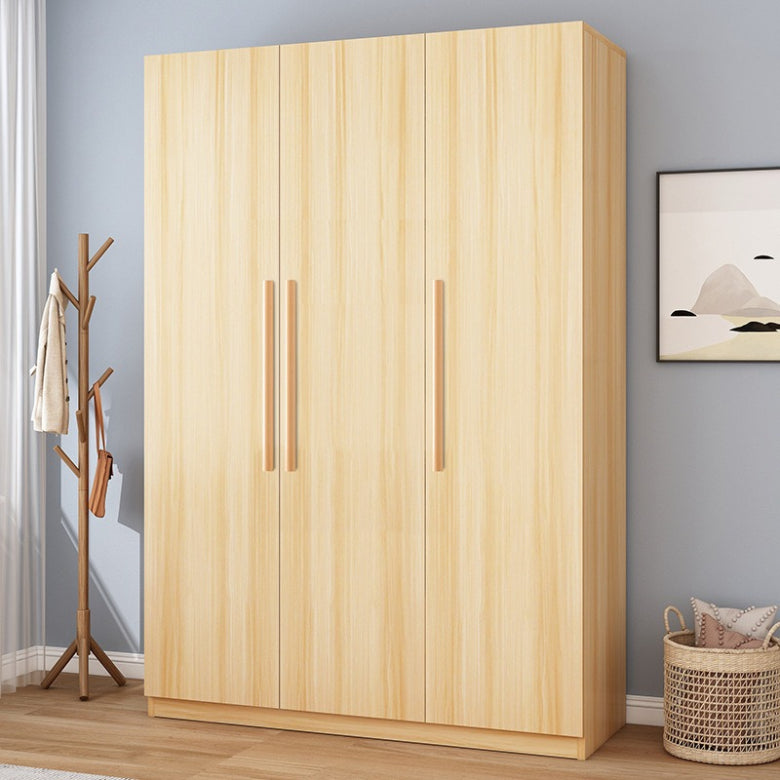 Wardrobe household bedroom rental room simple assembly e****mical granular plate small apartment storage cabinet wardrobe