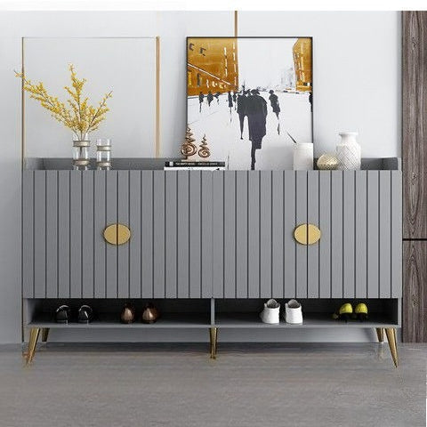 Light luxury shoe cabinet, large-capacity shoe cabinet at the entrance of the house, and the entrance cabinet. Modern style 2023 new shoe cabinet two-in-one