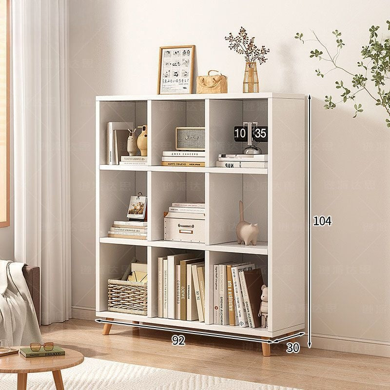 Simple Bookshelf Floor-to-ceiling Household Simple Shelf Locker Simple Modern Student Bookshelf Bookshelf Office Cabinet