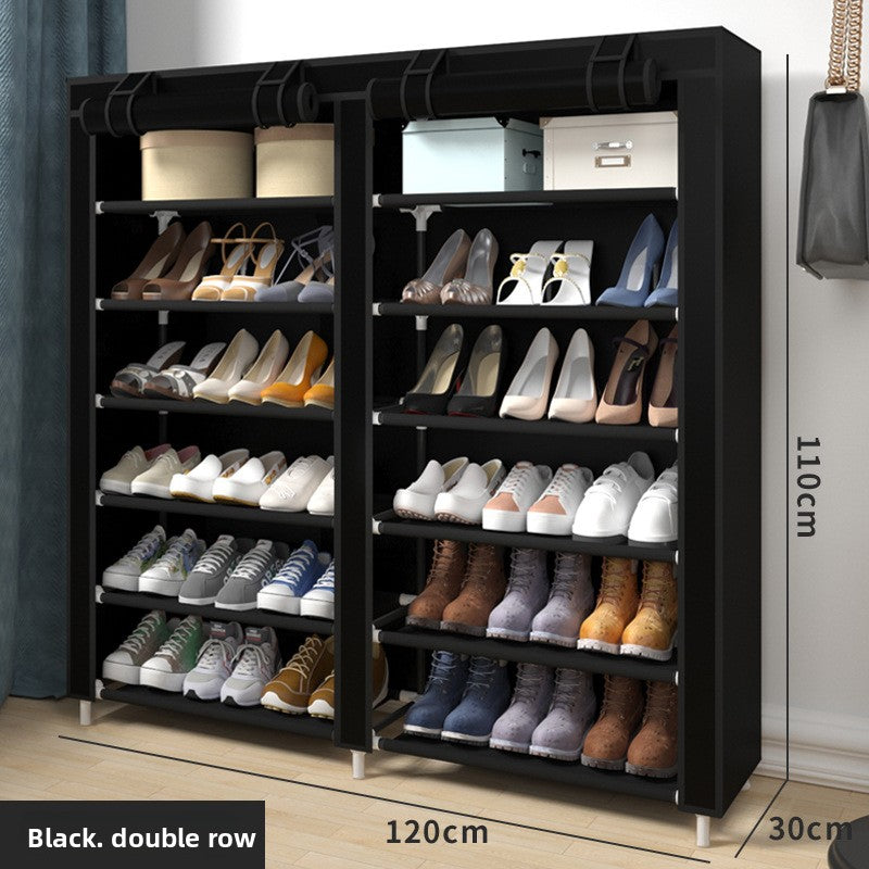 LOHAS Time shoe rack simple cloth shoe cabinet dormitory dust-proof multi-layer storage cabinet, Amazon link is not in stock.