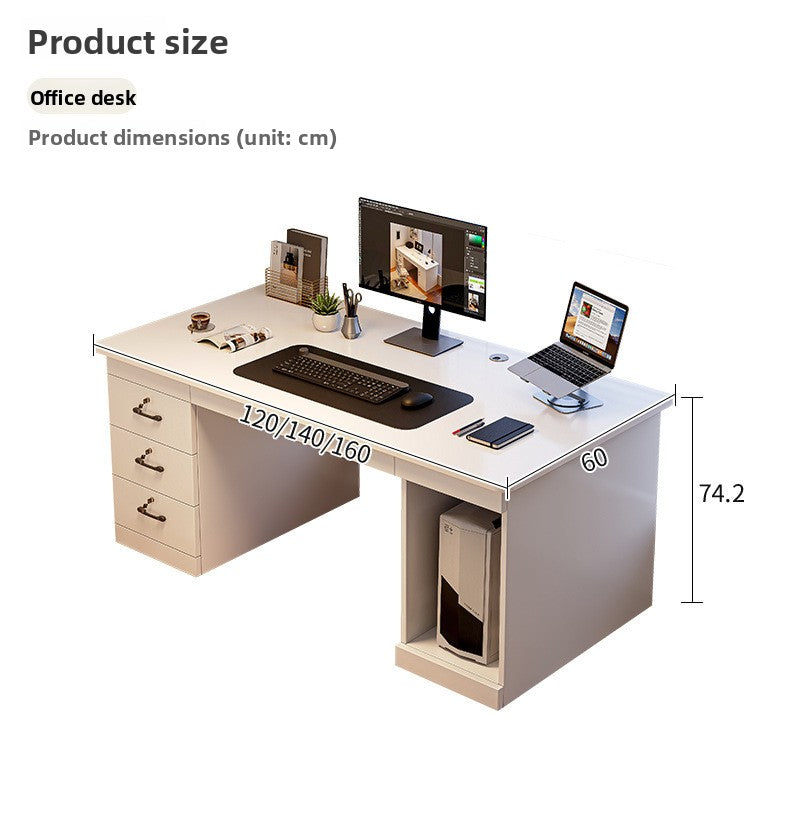 Computer desk Desktop bedroom Home desk with drawers Office desk Simple modern desk Workbench